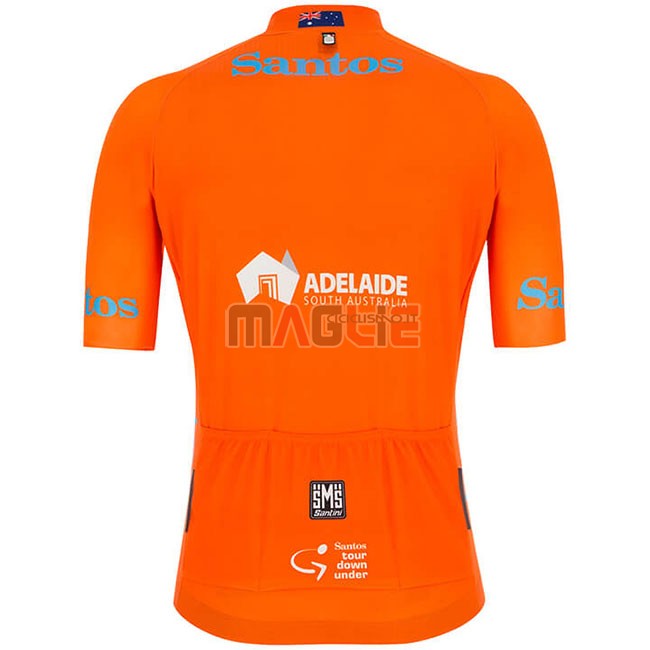 Maglia Tour Down Under Ochre Manica Corta 2019 Arancione